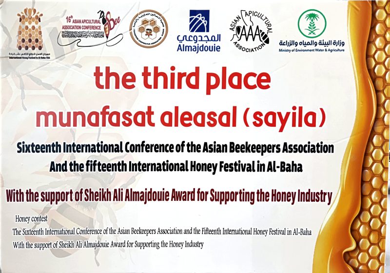 国际蜂蜜节三等奖